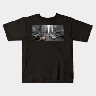 NYC Yellow Cabs Kids T-Shirt